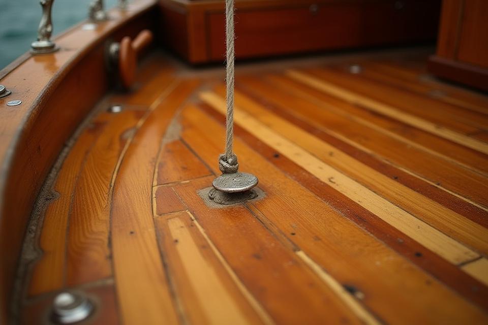 Történelmi hajófedélzet felújítása